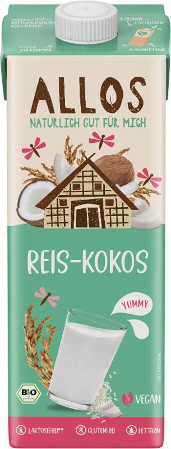 Produktfoto zu Reis-Kokos-Drink Allos