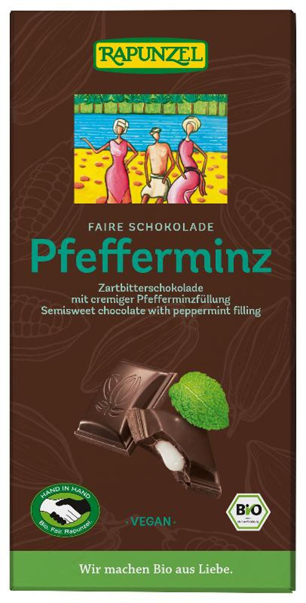 Produktfoto zu Schokolade mit Pfefferminze