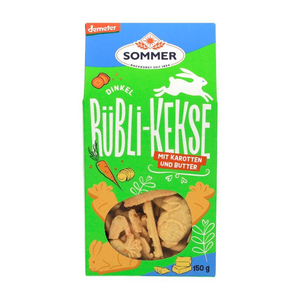 Produktfoto zu Dinkel-Rüblikekse DEMETER