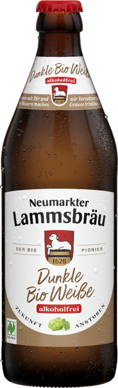 Produktfoto zu Lammsbräu Dunkle Weisse alkoholfrei Kasten
