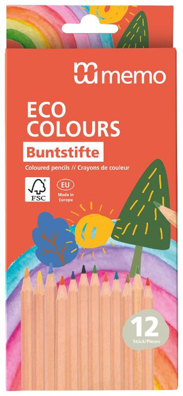 Produktfoto zu MEMO Buntstifte Natural Colour