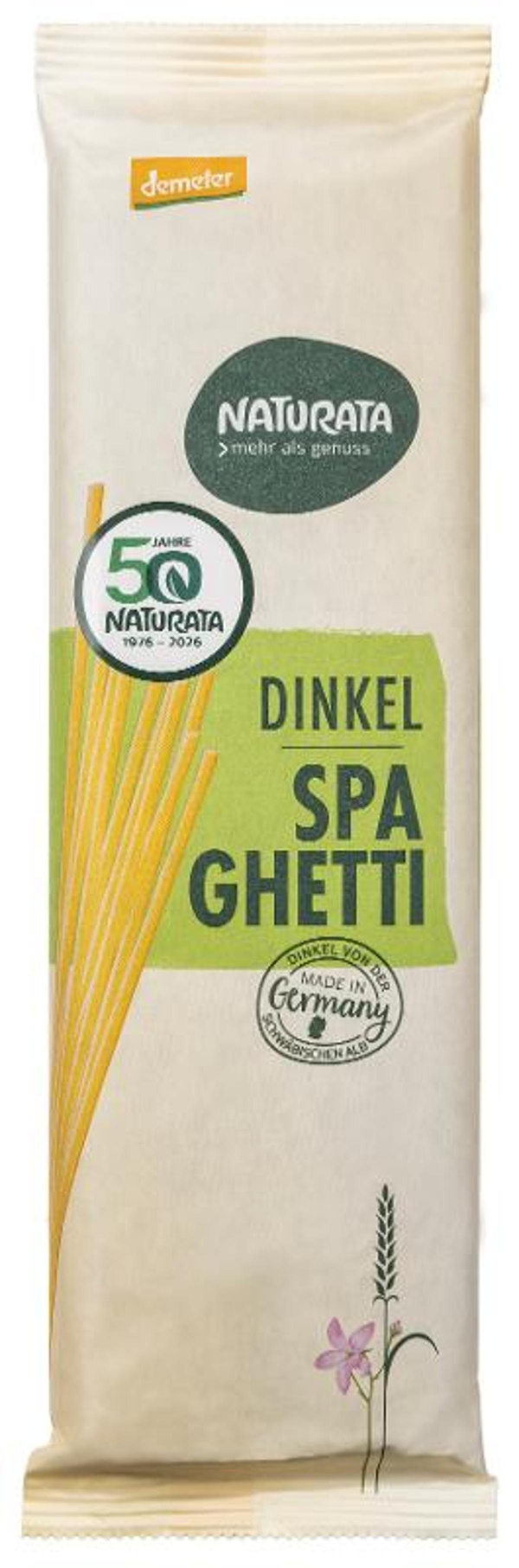Produktfoto zu Dinkel Spaghetti hell