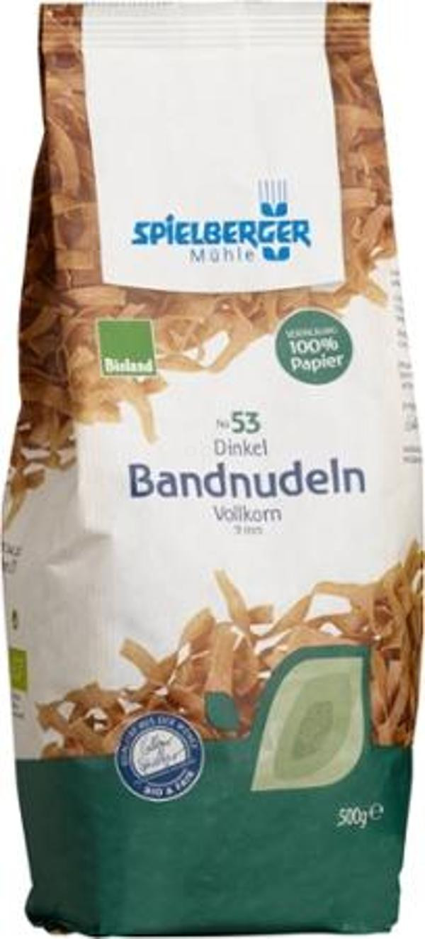 Produktfoto zu Dinkelvollkorn-Bandnudeln