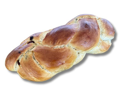 Produktfoto zu Butterzopf mit Sultaninen 450g