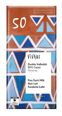 Produktfoto zu VIVANI Dunkle Vollmilch mit Kokosblütenzucker