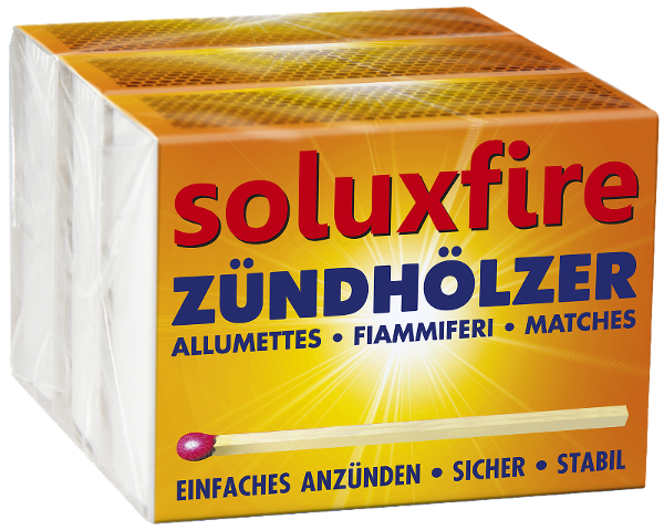 Produktfoto zu Zündhölzer FSC 55mm - 3er-Pack