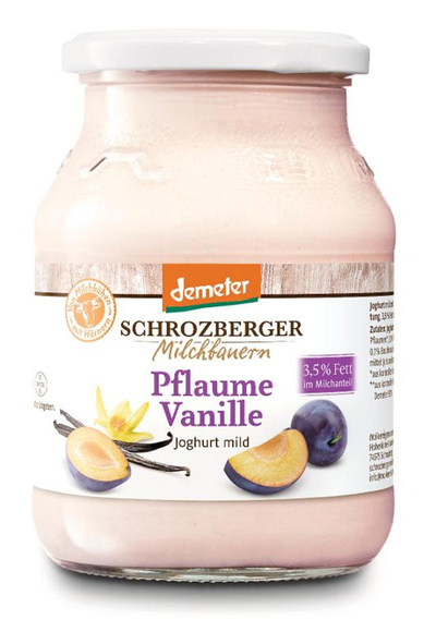 Produktfoto zu Joghurt Pflaume-Vanille