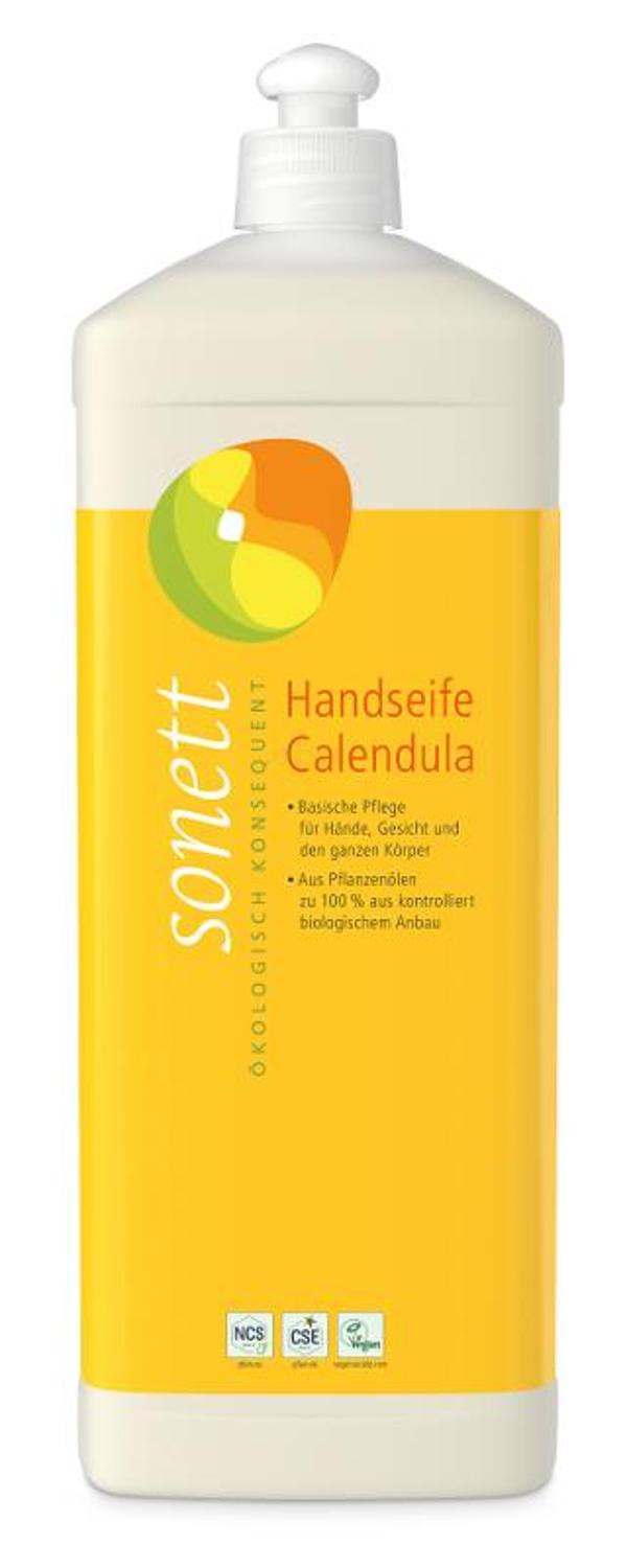 Produktfoto zu Handseife Calendula Nachfüllflasche