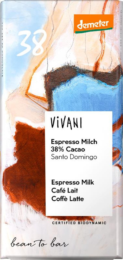 Produktfoto zu Tafel Espresso Milch 38%