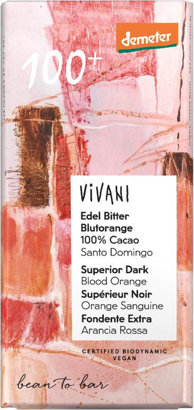 Produktfoto zu Tafel Edel Bitter Blutorange