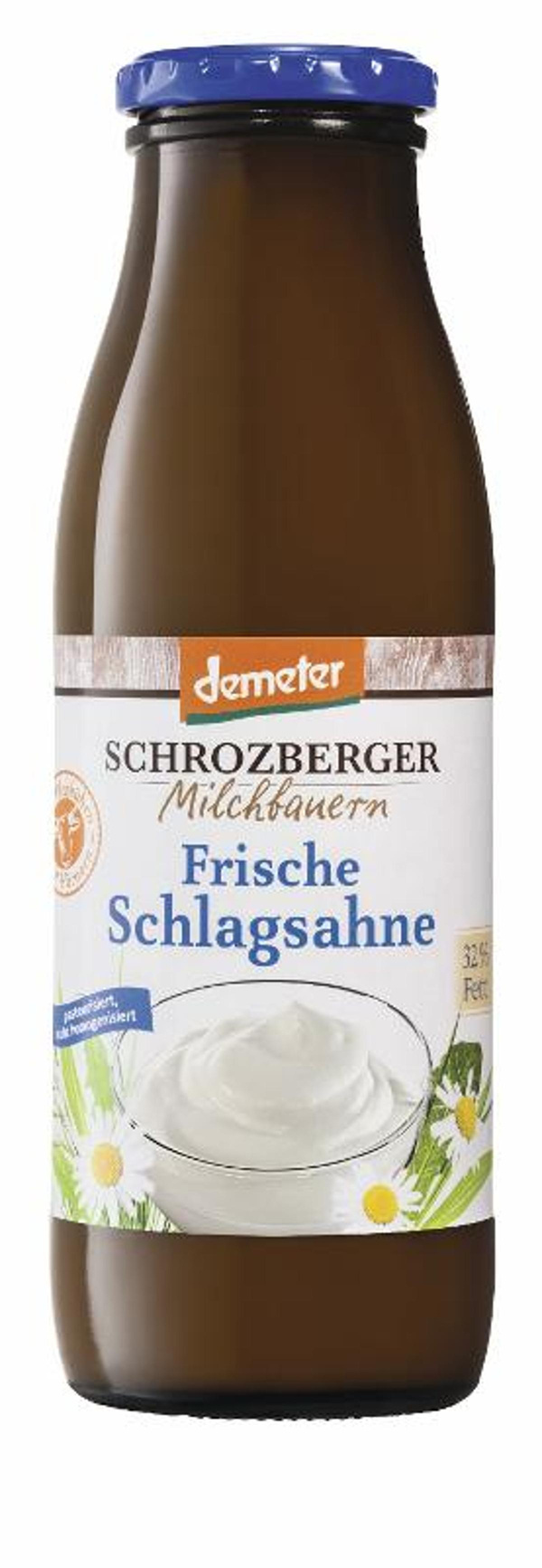 Produktfoto zu Schlagsahne 500ml Flasche 32%