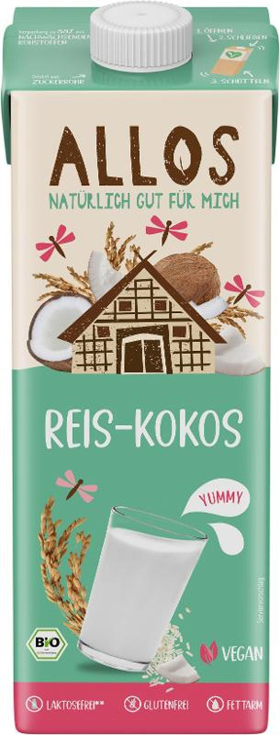 Produktfoto zu Reis-Kokos-Drink Allos