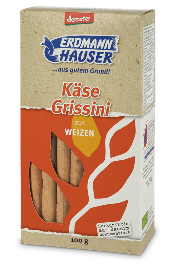 Produktfoto zu Grissini mit Käse DEMETER