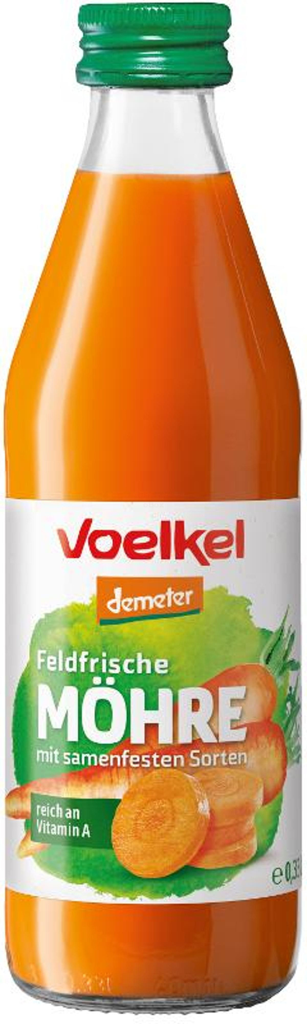 Produktfoto zu Möhrensaft Feldfrisch DEMETER
