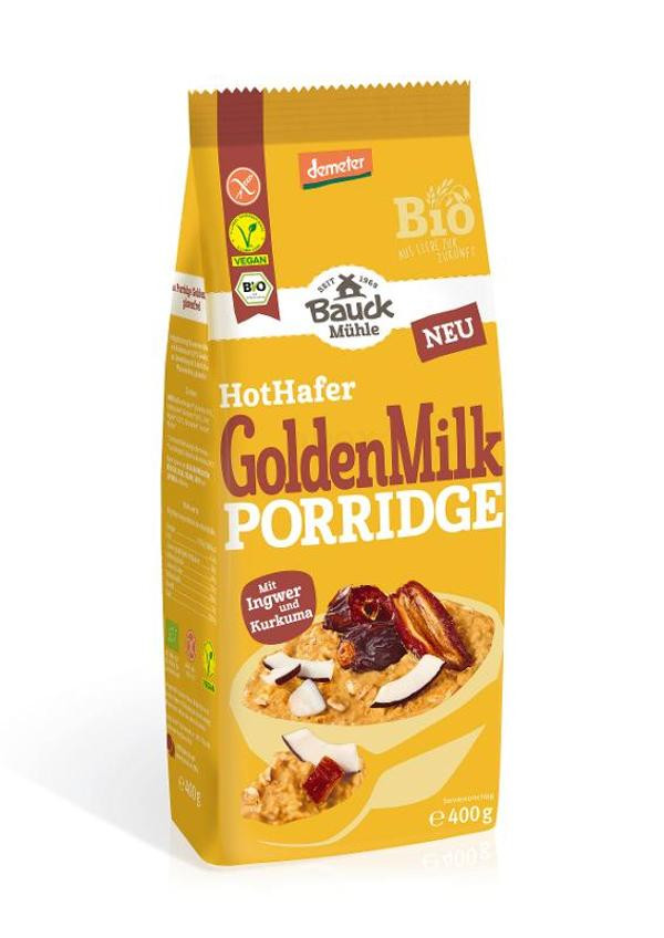 Produktfoto zu Hot Hafer Golden Milk Porridge