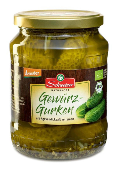 Produktfoto zu Gewürzgurken Schweizer