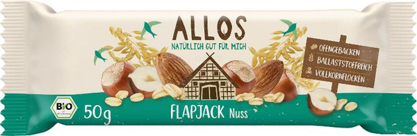 Produktfoto zu Hafer Flapjack Nuss