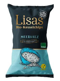 Produktfoto zu Lisas Kesselchips mit Meersalz