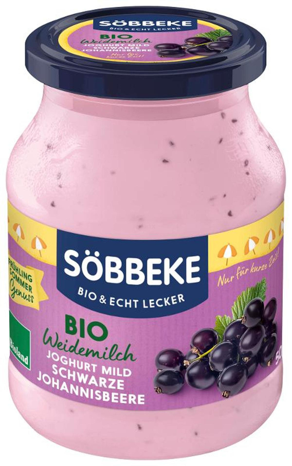 Produktfoto zu Weidemilchjoghurt Schwarze Johannisbeere