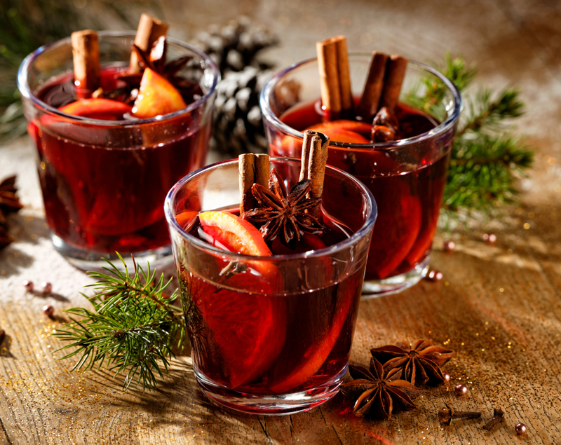 Glühwein, Punsch und Wein
