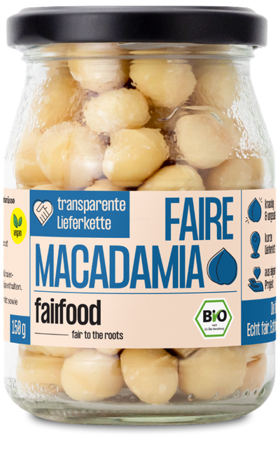 Produktfoto zu Bio Macadamia Natur 150g