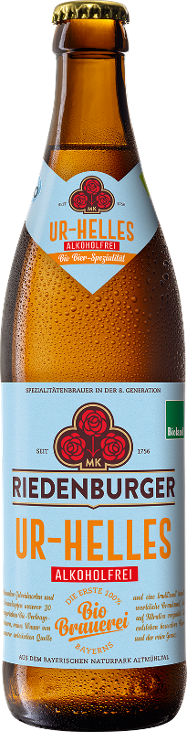 Produktfoto zu Riedenburger Helles alkoholfrei