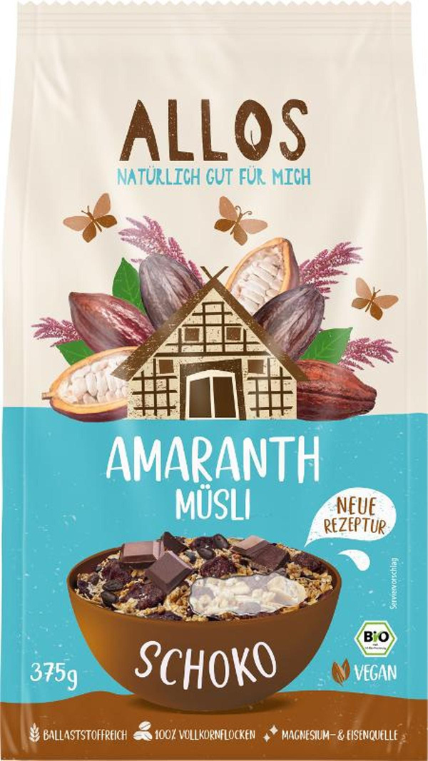 Produktfoto zu Amaranth-Schoko Müsli