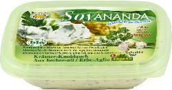 Produktfoto zu Soyananda Frischkäse- Alternative Kräuter-Knoblauch