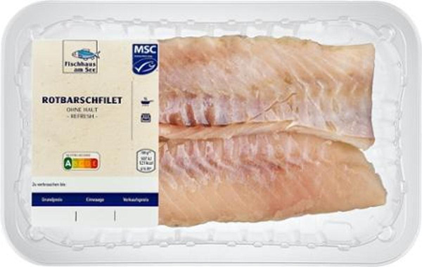 Produktfoto zu Rotbarschfilet frisch ohne
