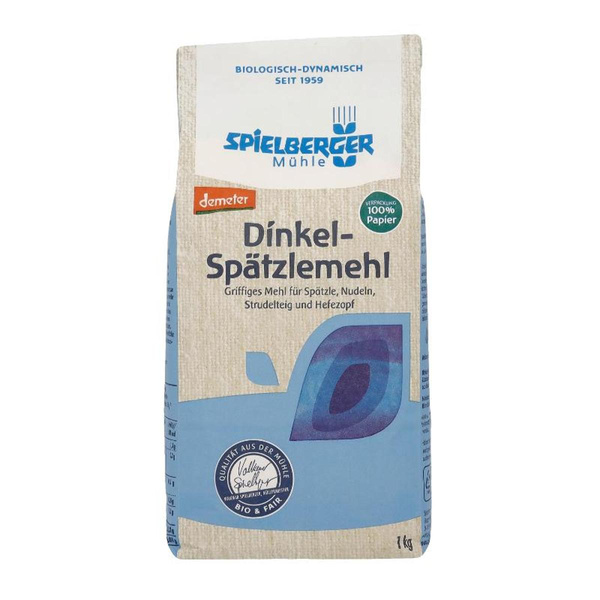 Produktfoto zu Dinkel-Spätzlemehl DEMETER