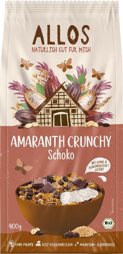 Produktfoto zu Amaranth-Crunchy Schokolade