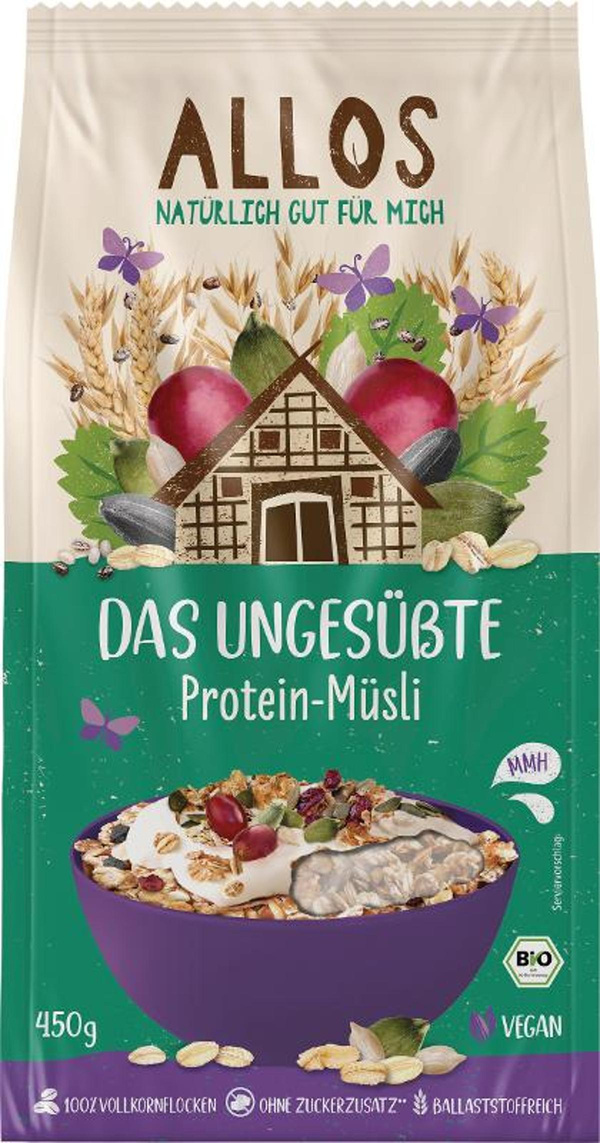 Produktfoto zu Das ungesüßte Protein-Müsli