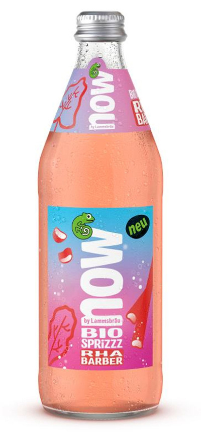 Produktfoto zu NOW Bio Sprizzz Rhabarber