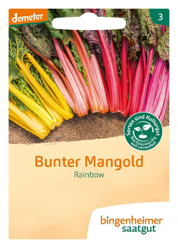 Produktfoto zu Saatgut Blattmangold bunt