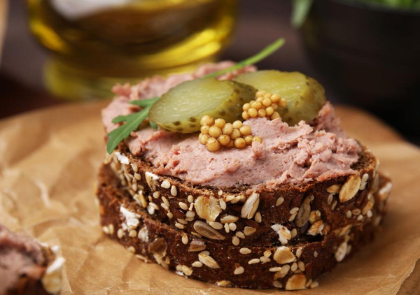 Produktfoto zu Leberwurst im Ring, geräuchert