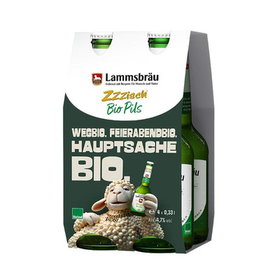 Produktfoto zu Lammsbräu Pils 0,33l Kasten