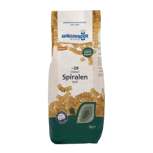 Produktfoto zu Dinkelspiralen hell