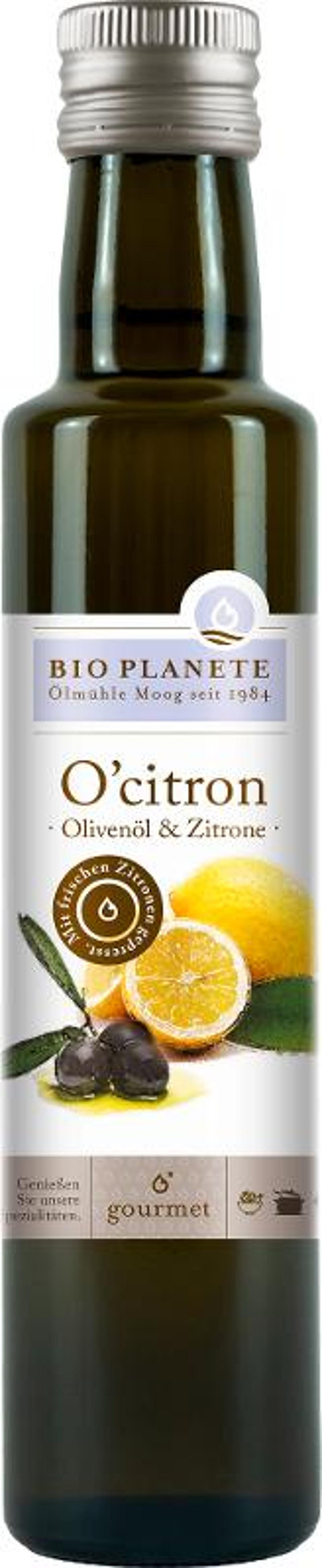 Produktfoto zu Olivenöl nativ extra mit Zitrone