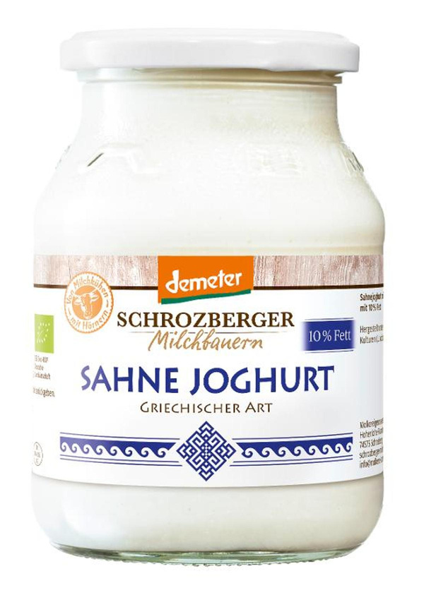 Produktfoto zu Sahnejoghurt griechischer Art 10% DEMETER