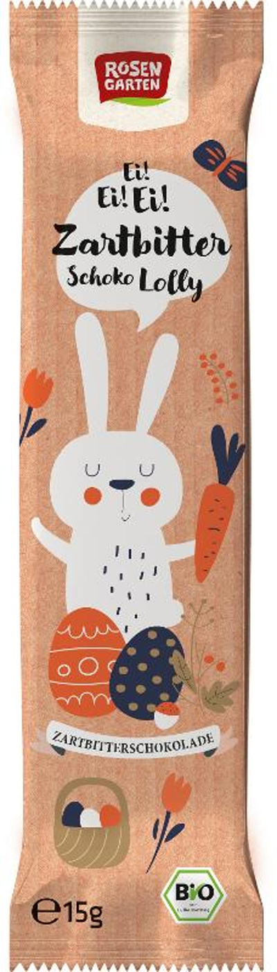 Produktfoto zu Schoko-Lolly Osterhase Zartbitter