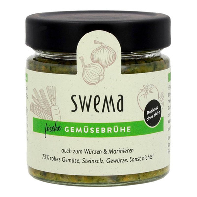 Produktfoto zu Frische Gemüsebrühe im Glas