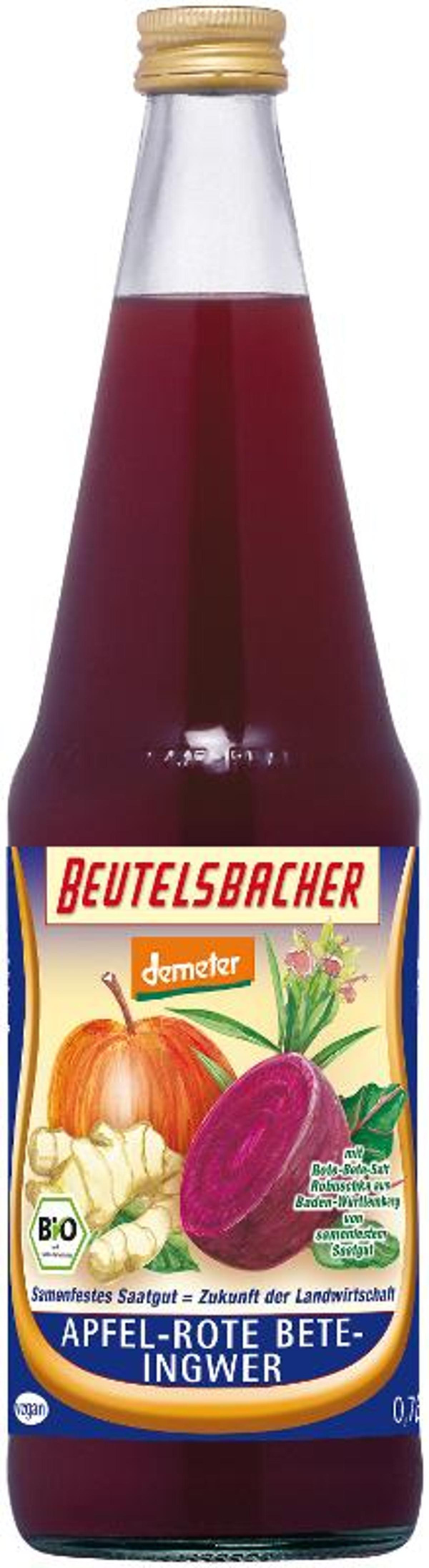 Produktfoto zu Apfel-Rote Bete-Ingwersaft