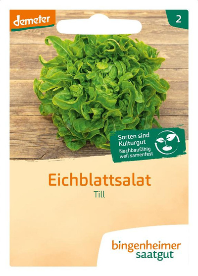 Produktfoto zu Saatgut Eichblattsalat_Pflücksalat Till