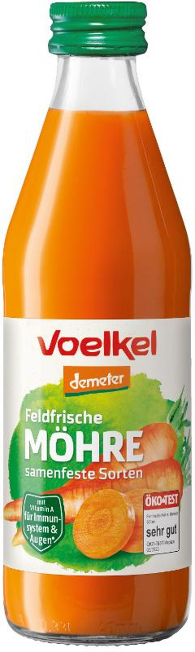 Produktfoto zu Möhrensaft Feldfrisch DEMETER