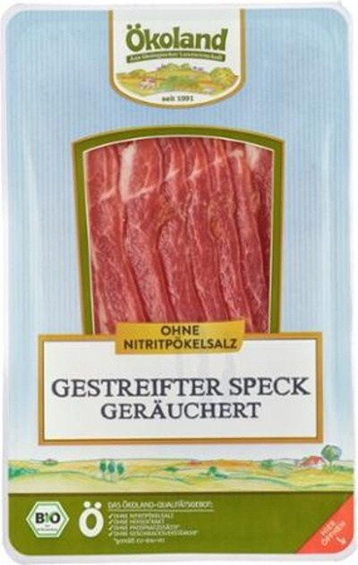 Produktfoto zu Speck gestreift geschnitten