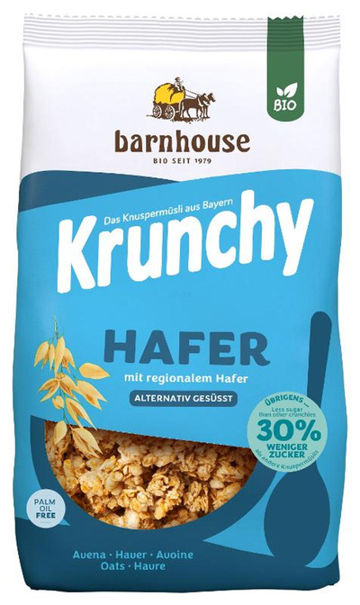 Produktfoto zu Krunchy Hafer 30% weniger Zucker