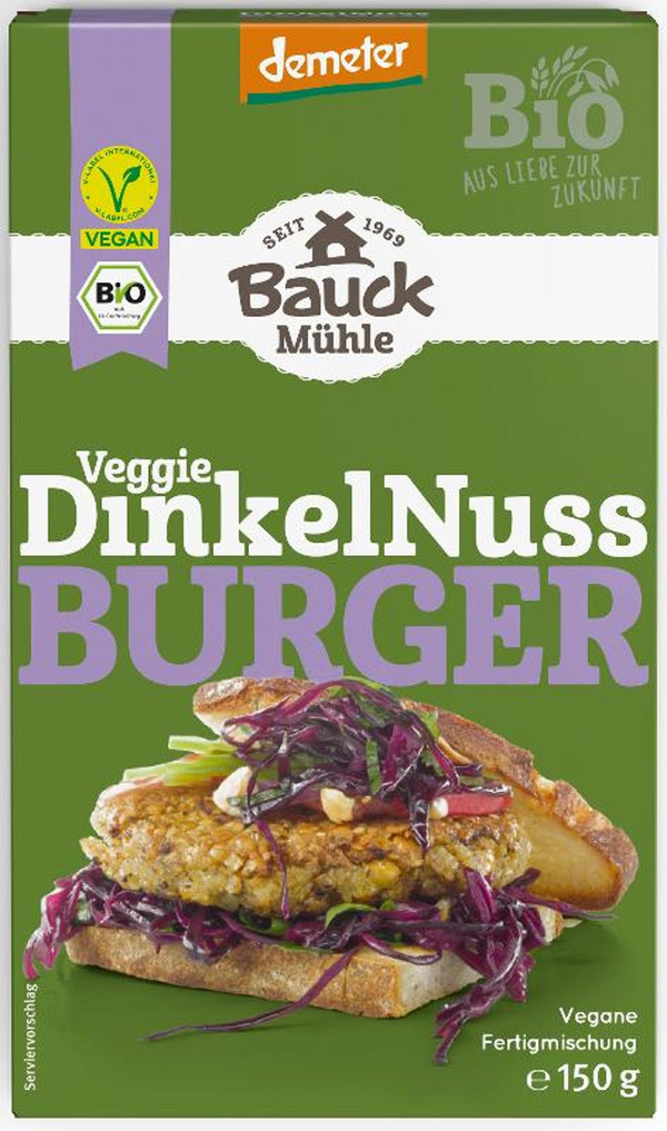 Produktfoto zu Dinkel-Nuss Burger Mischung