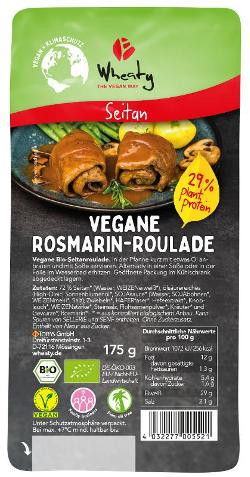 Produktfoto zu WHEATY Veganbratstück Rosmarin Roulade