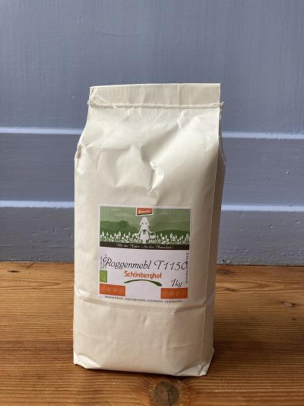 Produktfoto zu Roggenmehl 1150er 1kg