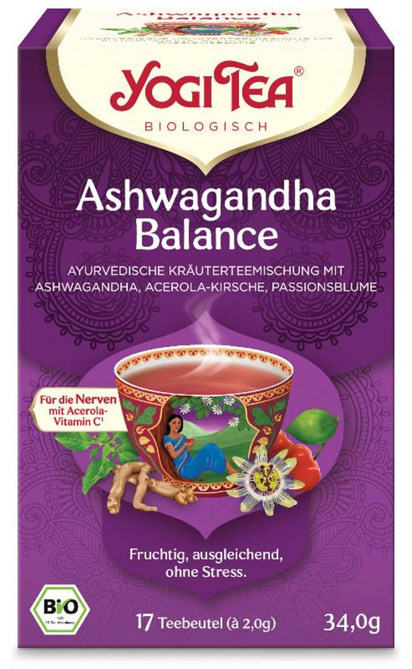 Produktfoto zu Yogi Tee Ashwagandha Balance